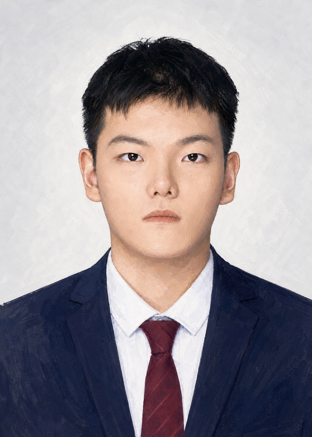 Illustrated portrait of Jiankang Li