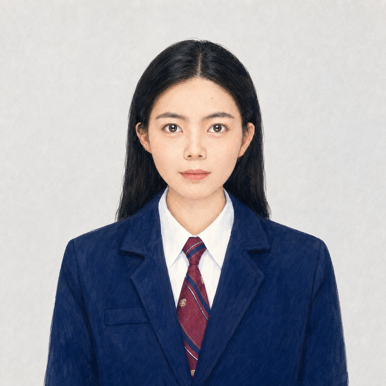 Illustrated portrait of Yufei Wei